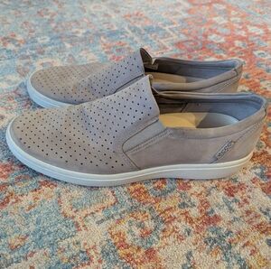Ecco Soft 7 Perferated Slip On Taupe Brown Men's 46 US Size 12 Sneakers Loafers